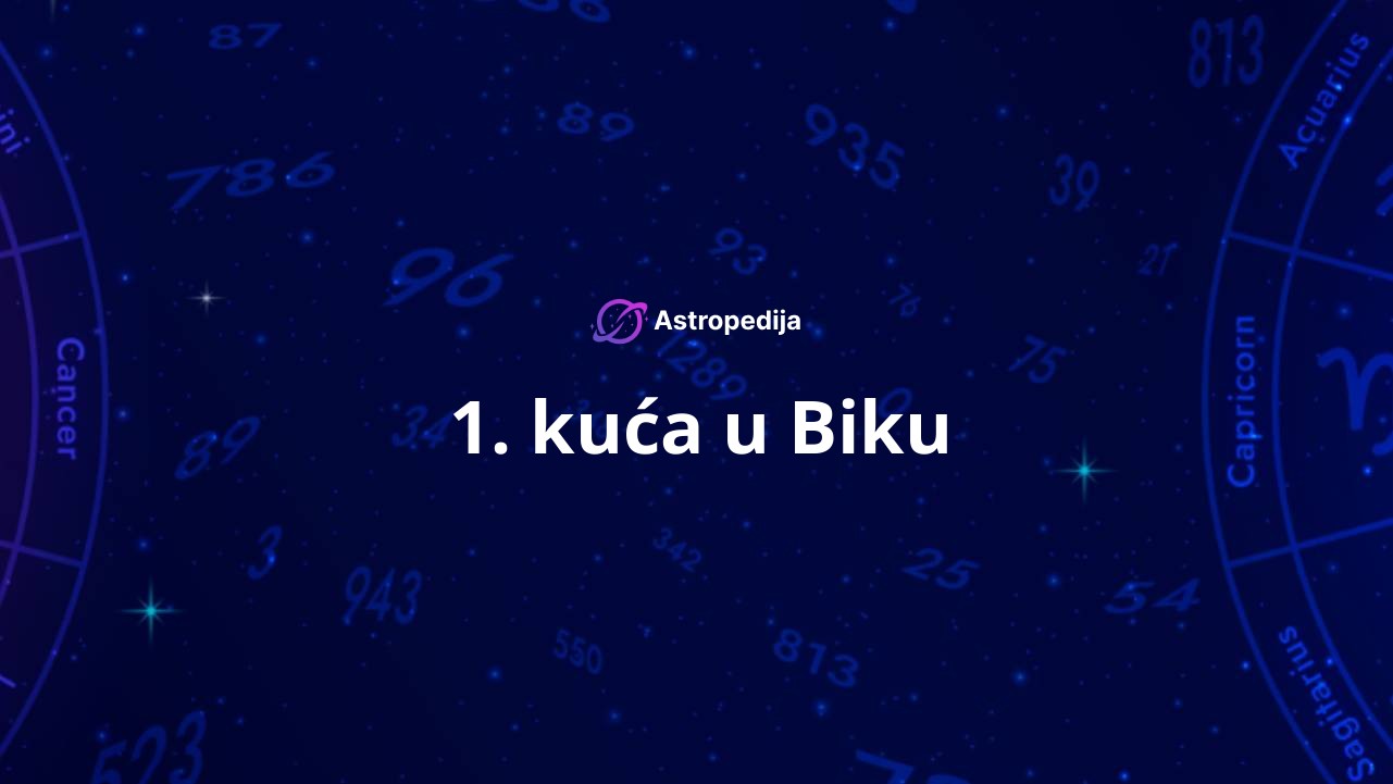 1. kuća u Biku
