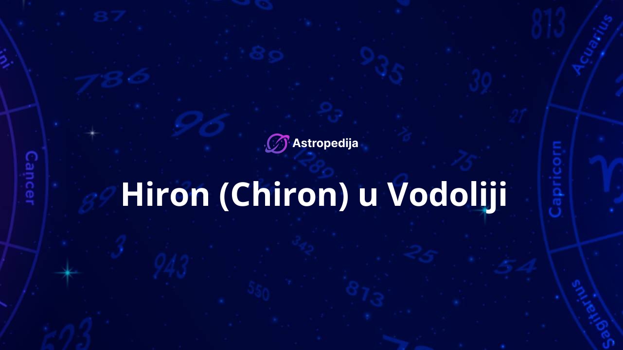 Hiron (Chiron) u Vodoliji