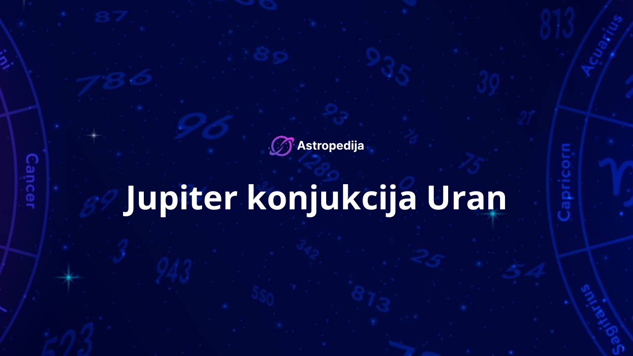 Jupiter konjukcija Uran