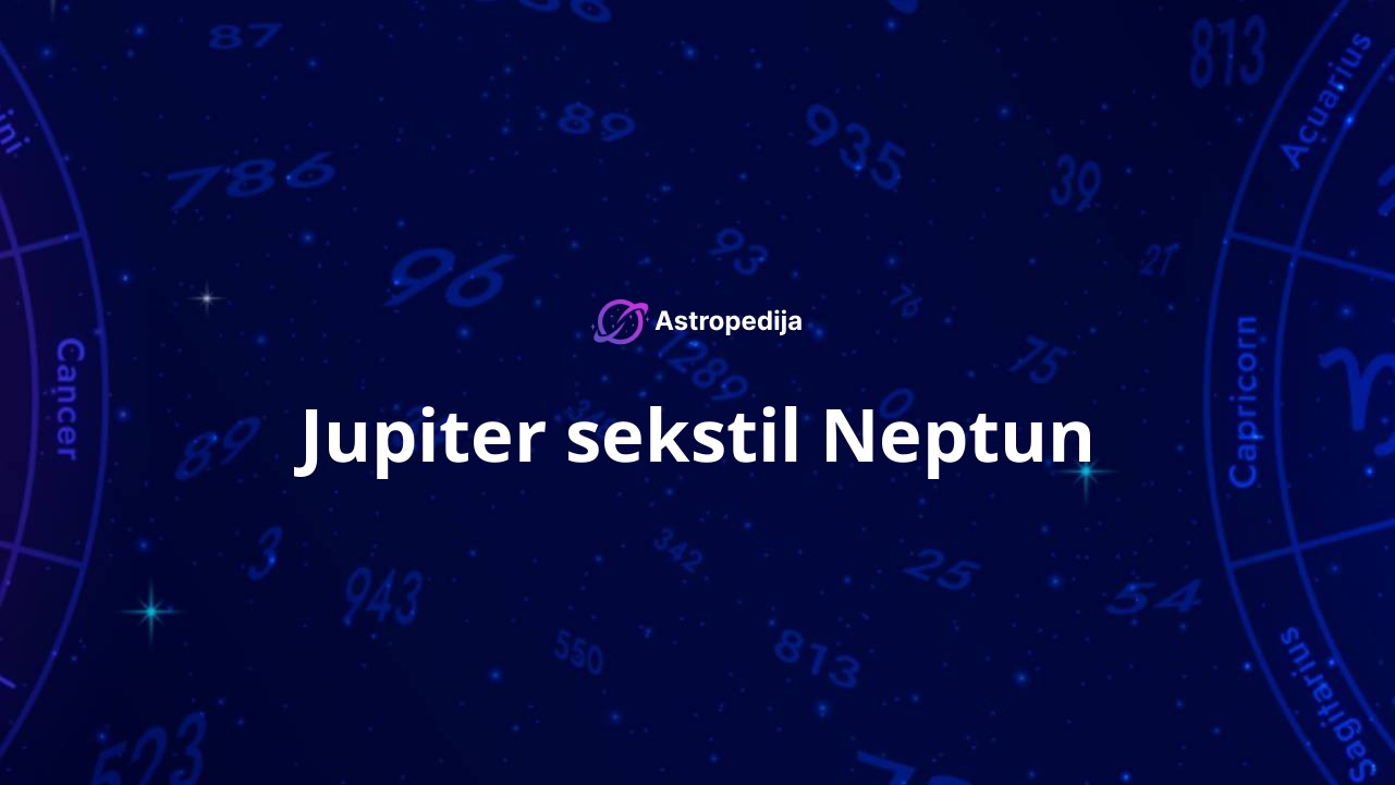Jupiter sekstil Neptun
