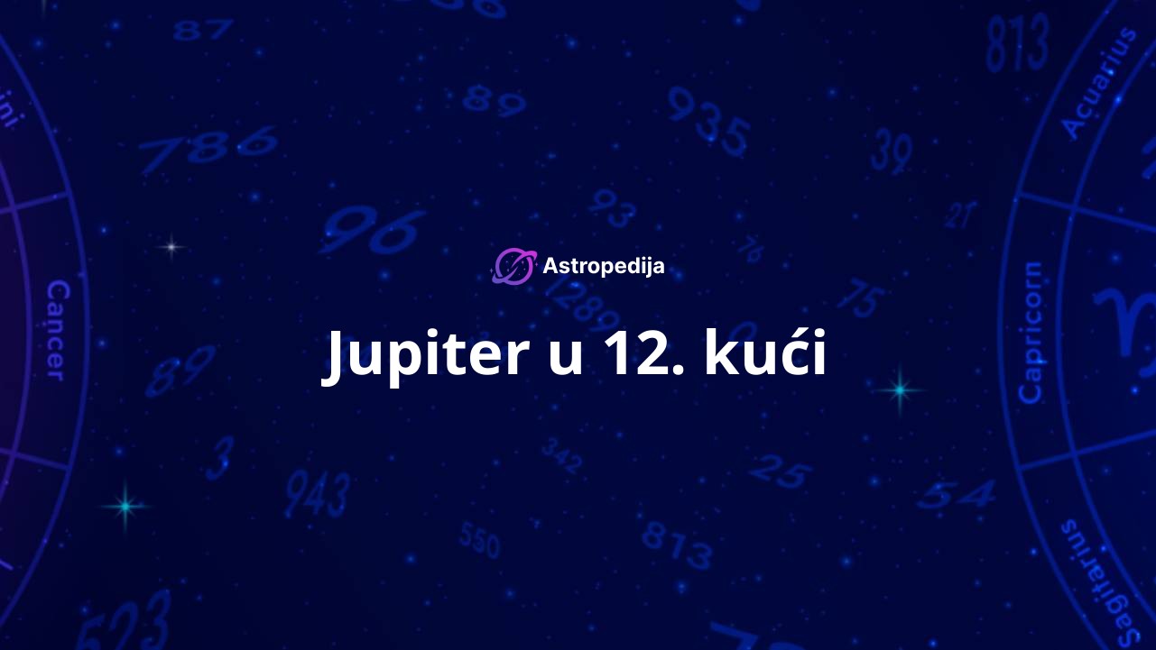 Jupiter u 12. kući