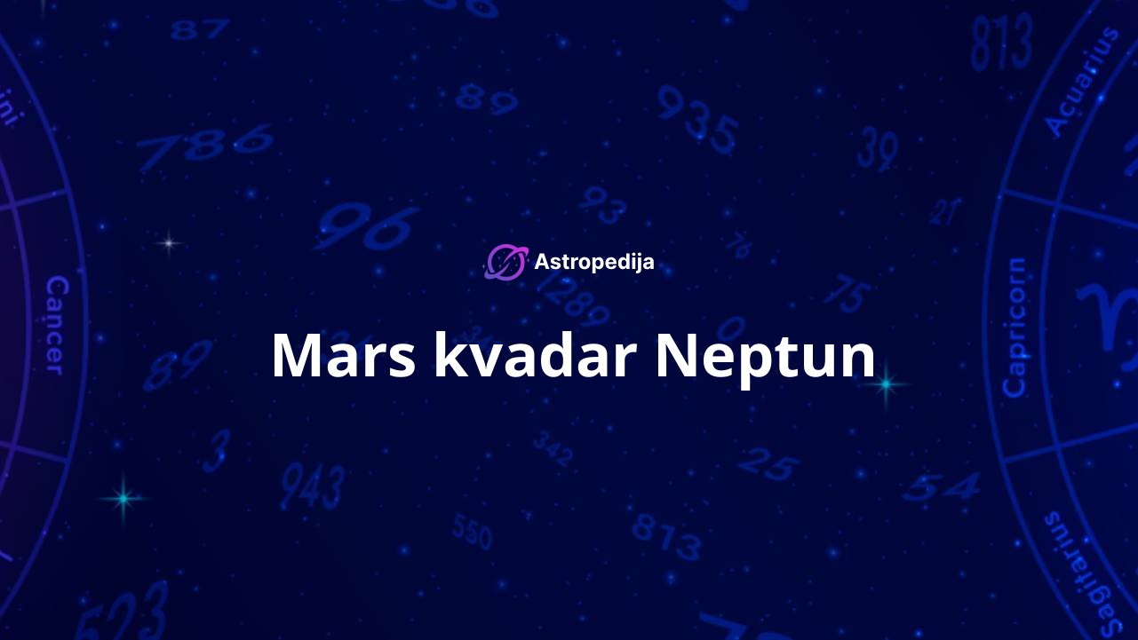 Mars kvadar Neptun