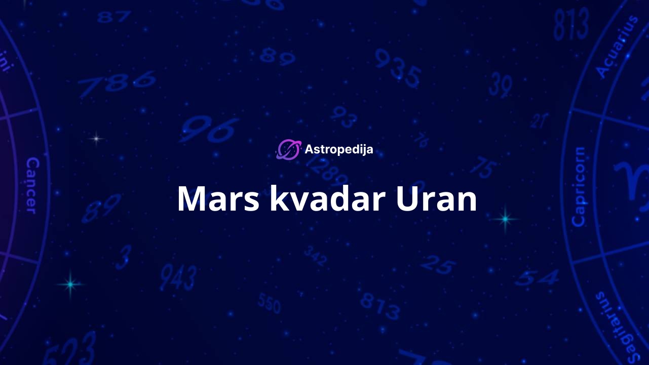 Mars kvadar Uran