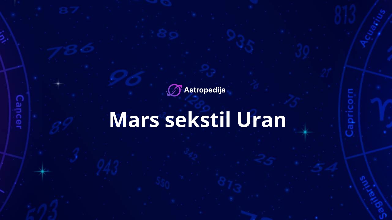 Mars sekstil Uran