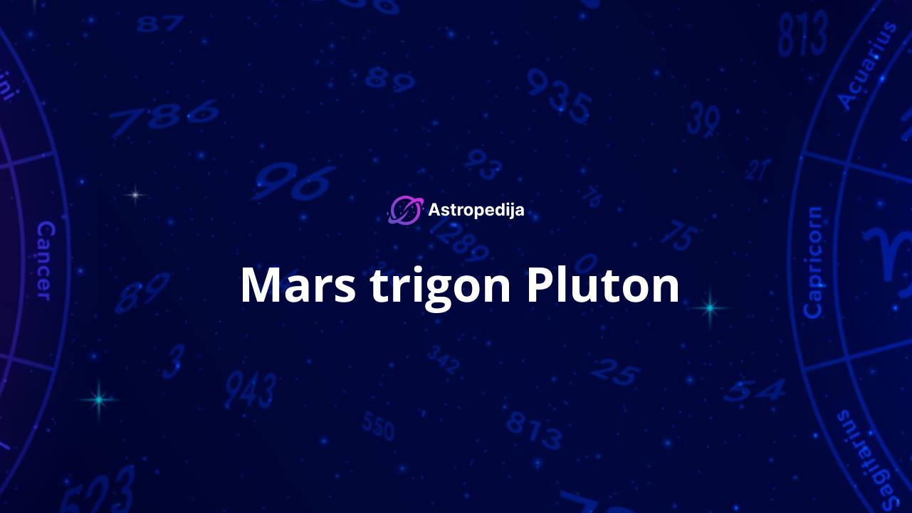 Mars trigon Pluton