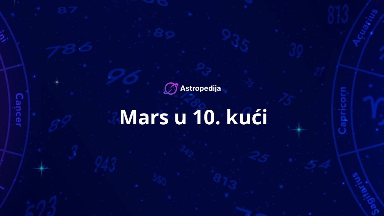 Mars u 10. kući