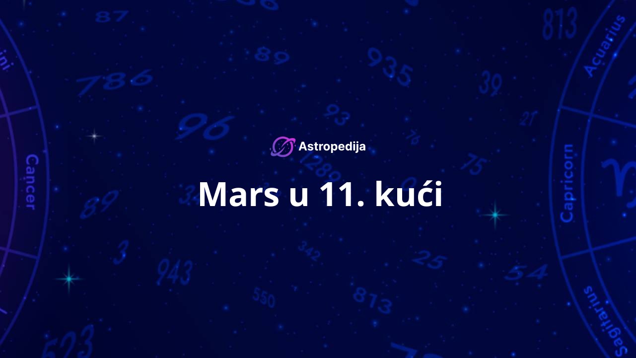 Mars u 11. kući