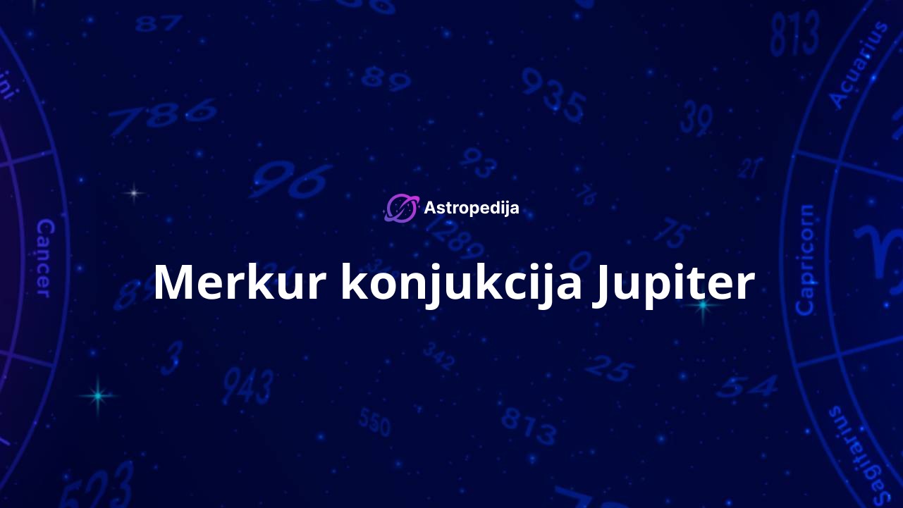 Merkur konjukcija Jupiter