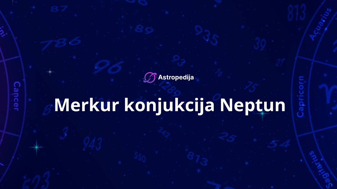 Merkur konjukcija Neptun