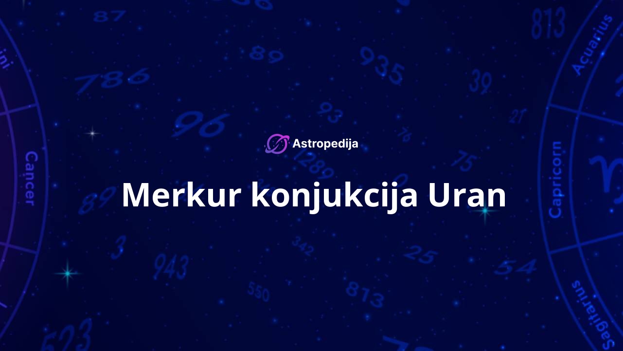 Merkur konjukcija Uran