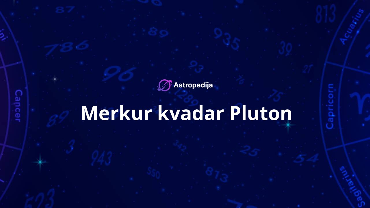 Merkur kvadar Pluton