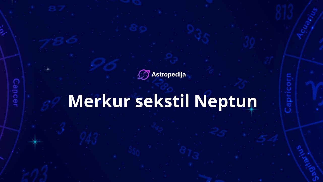 Merkur sekstil Neptun