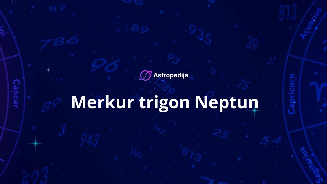 Merkur trigon Neptun