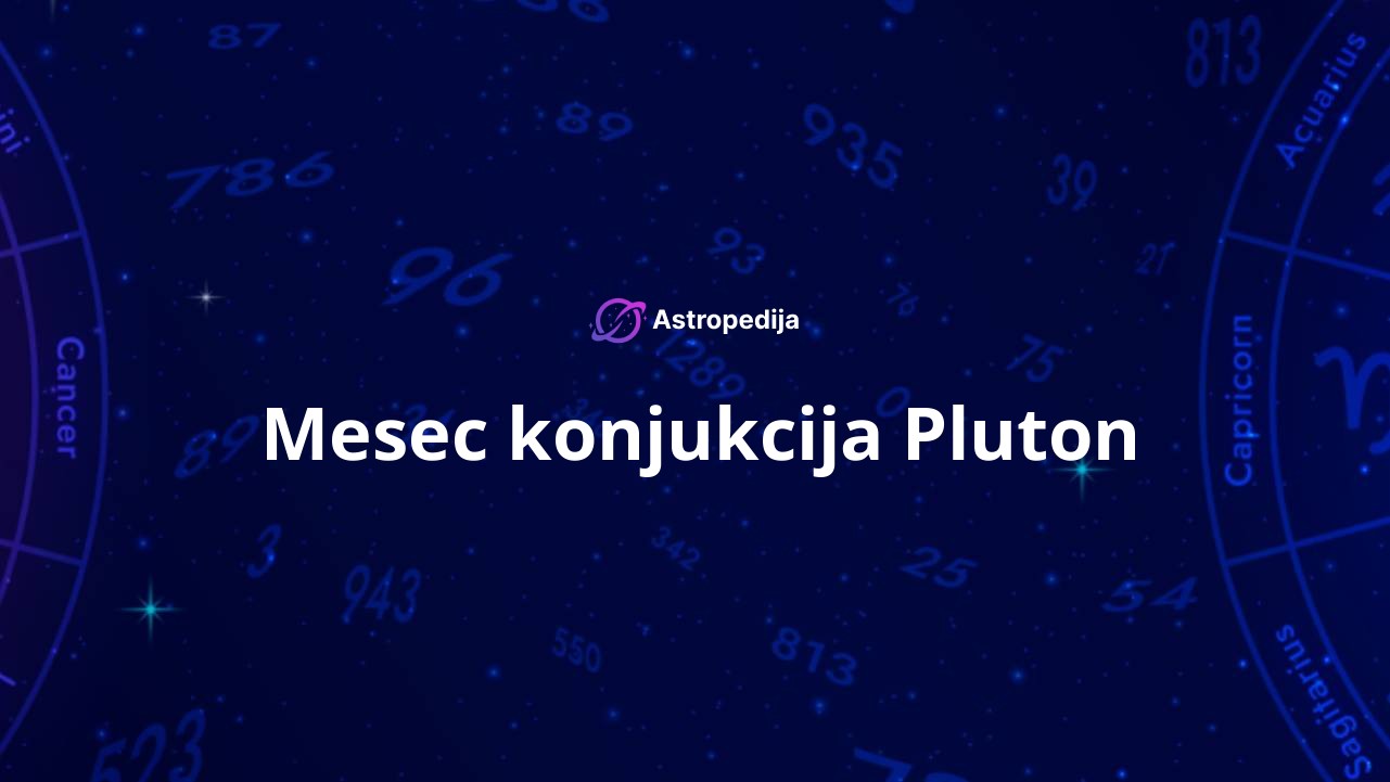 Mesec konjukcija Pluton