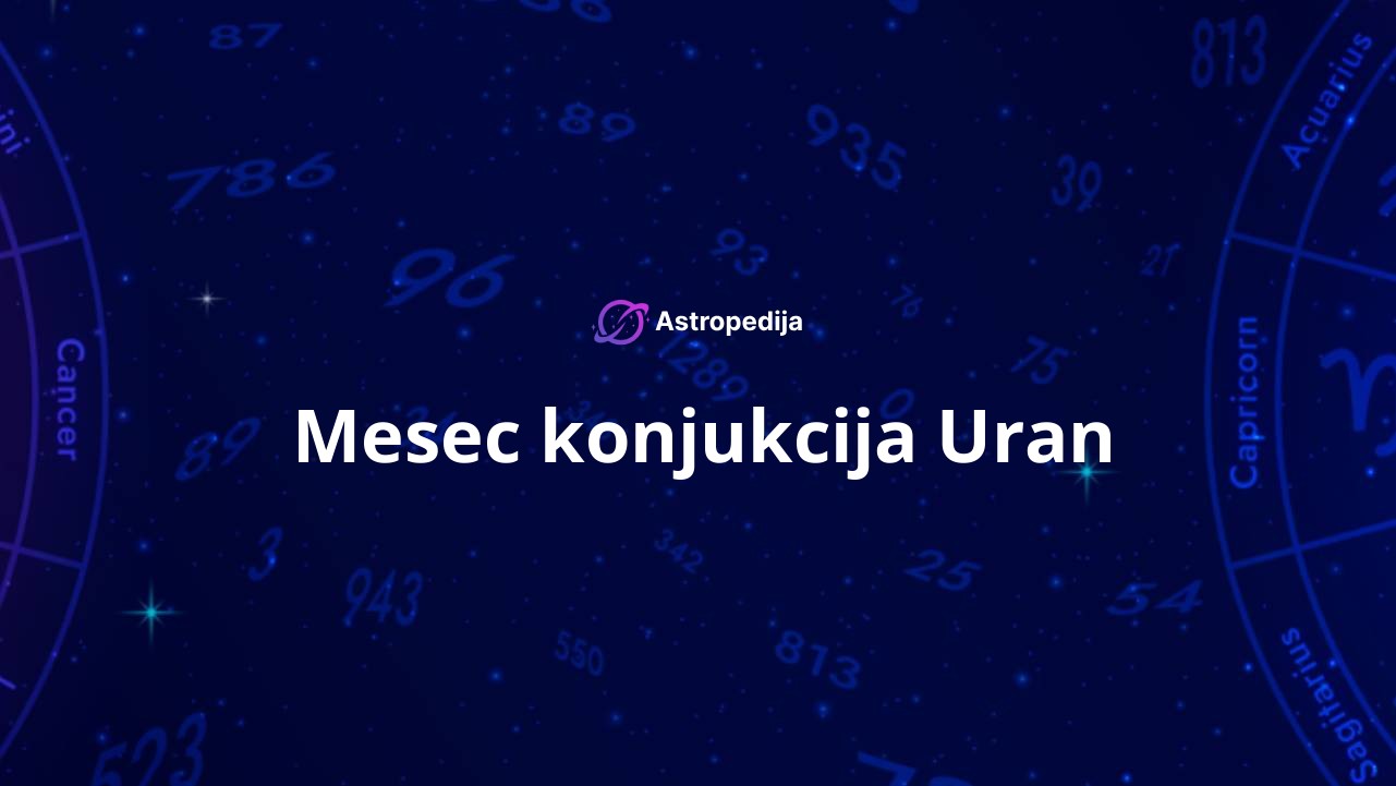 Mesec konjukcija Uran