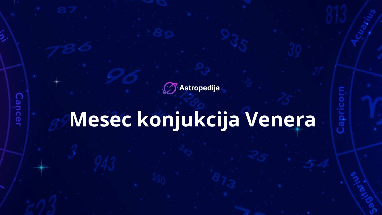 Mesec konjukcija Venera