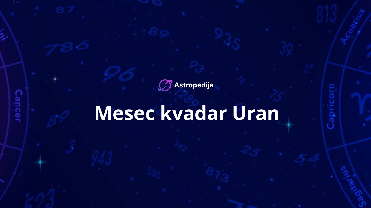 Mesec kvadar Uran