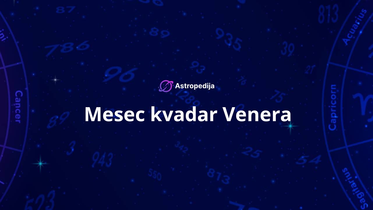 Mesec kvadar Venera