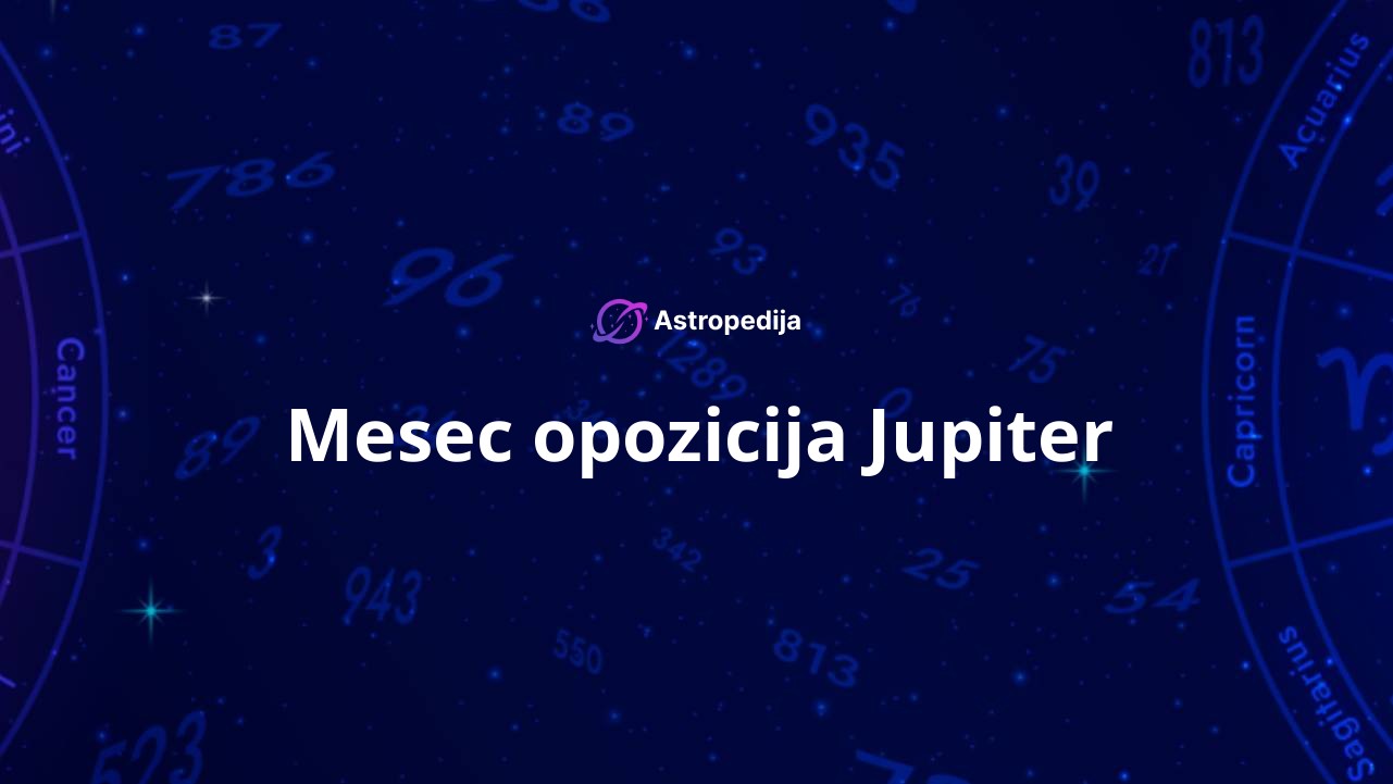 Mesec opozicija Jupiter