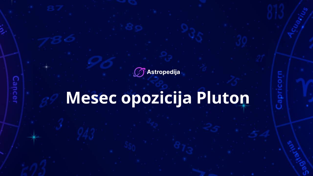 Mesec opozicija Pluton