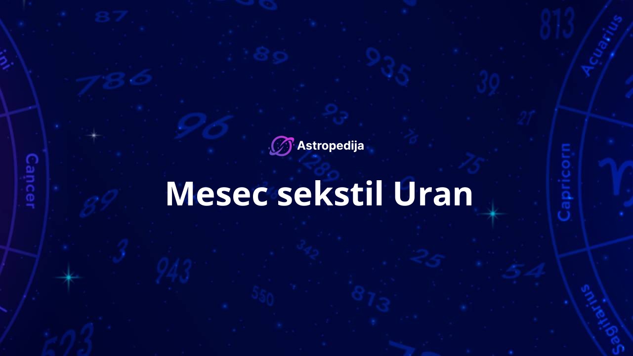 Mesec sekstil Uran