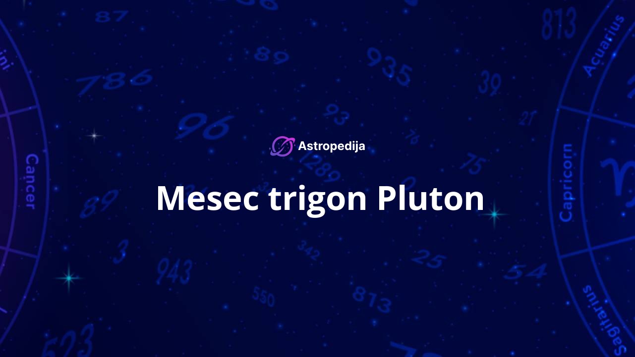 Mesec trigon Pluton