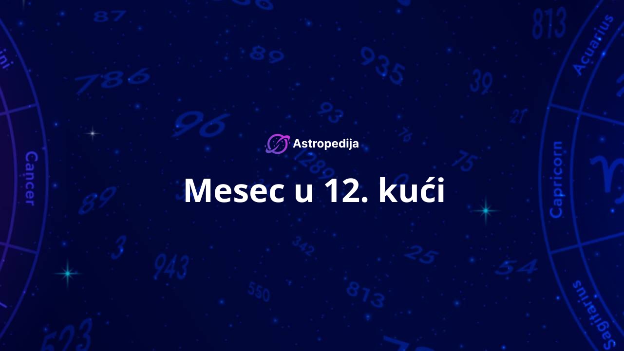 Mesec u 12. kući