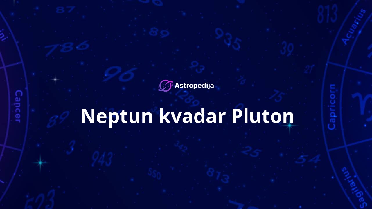 Neptun kvadar Pluton