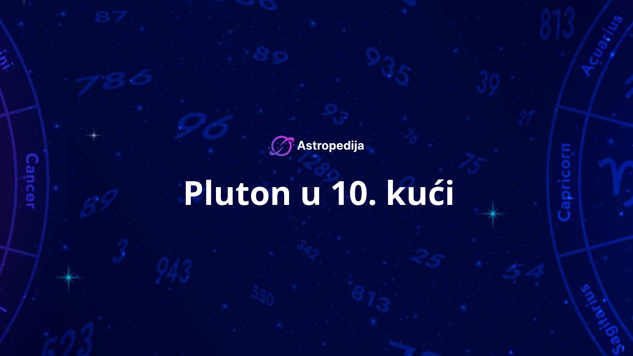 Pluton u 10. kući