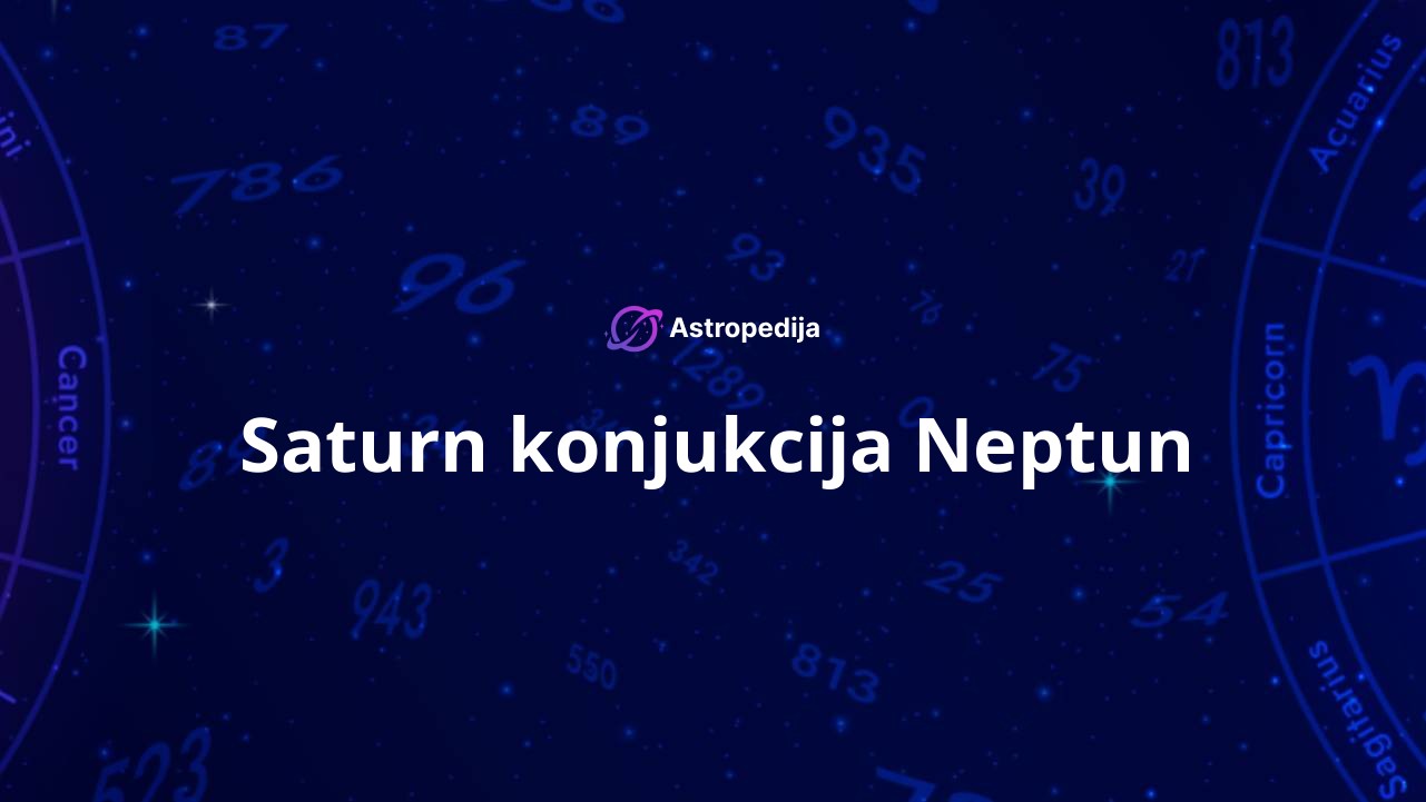 Saturn konjukcija Neptun