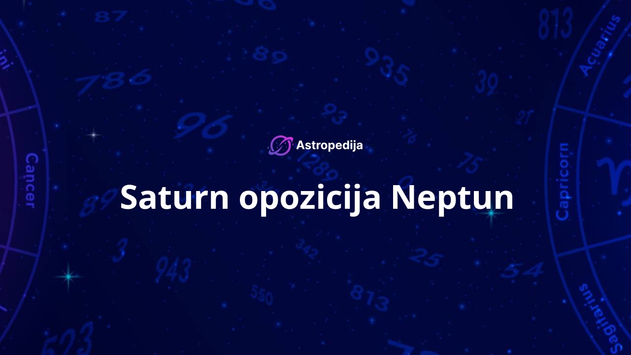 Saturn opozicija Neptun