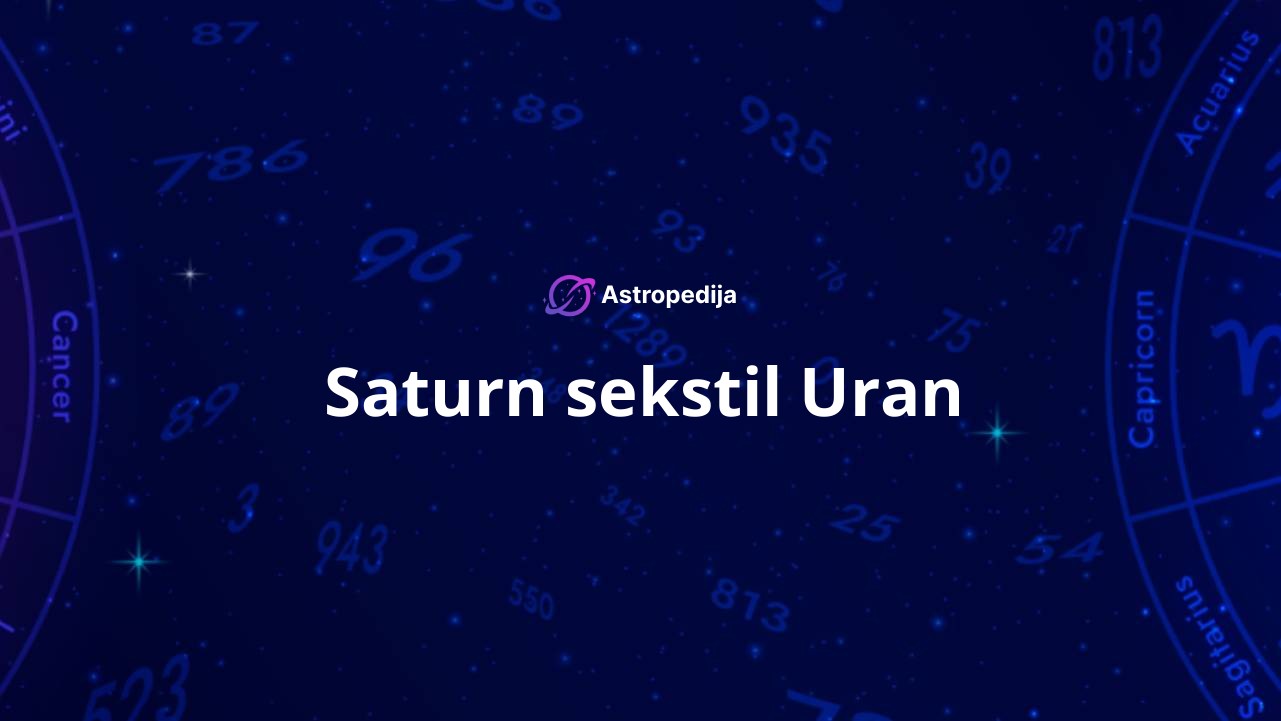 Saturn sekstil Uran
