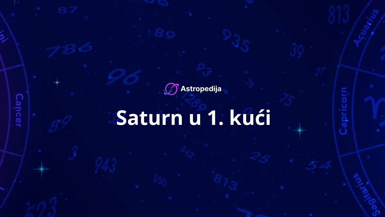 Saturn u 1. kući
