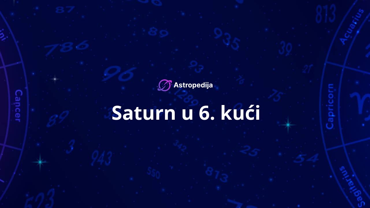 Saturn u 6. kući