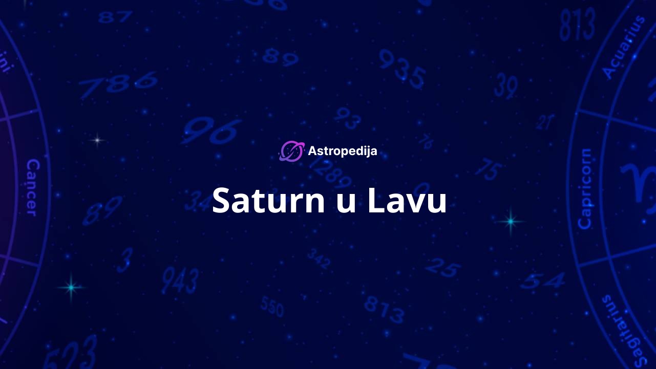 Saturn u Lavu