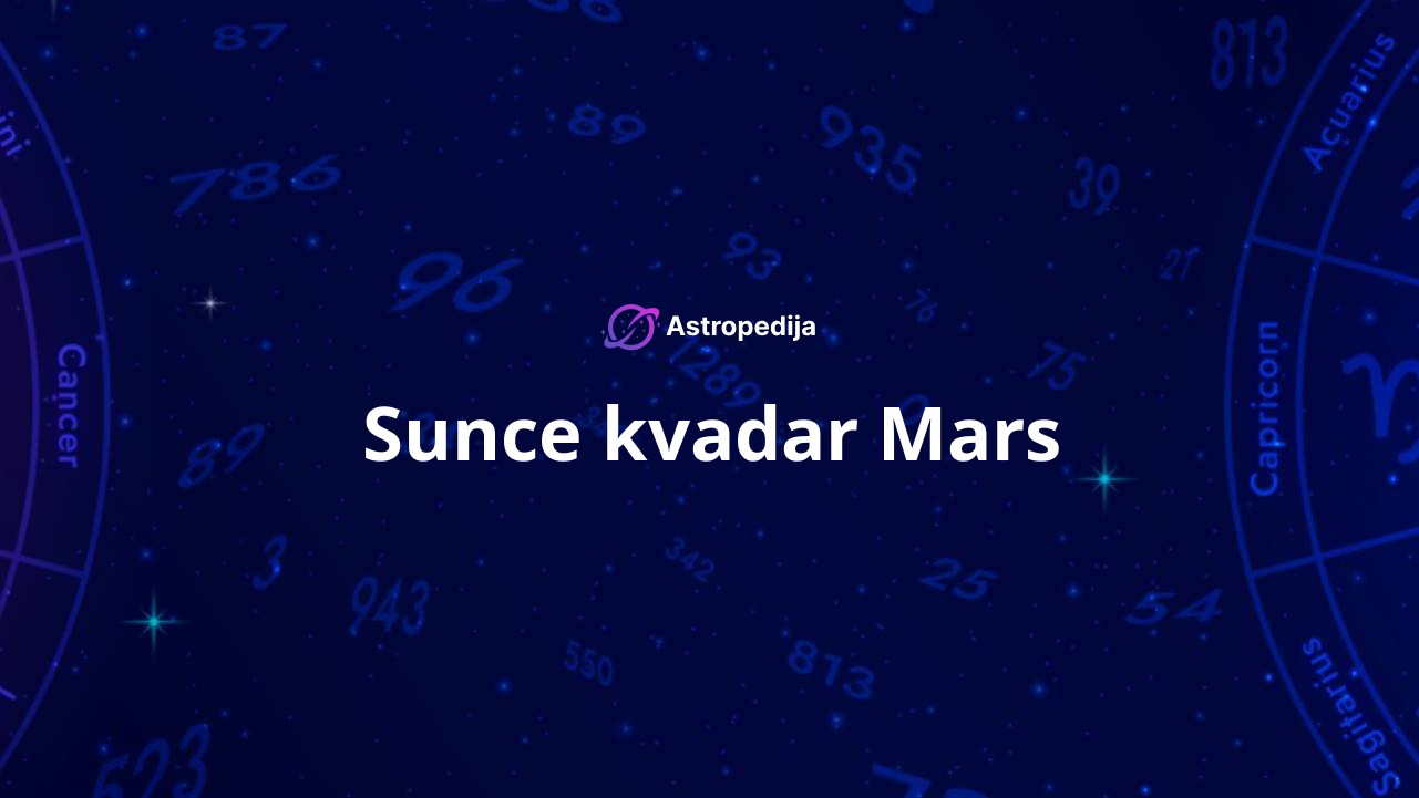Sunce kvadar Mars
