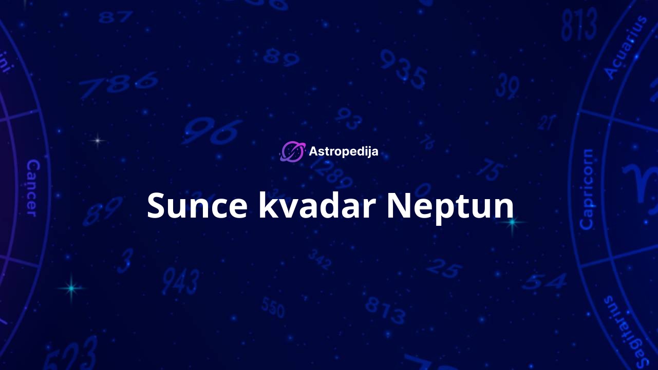 Sunce kvadar Neptun