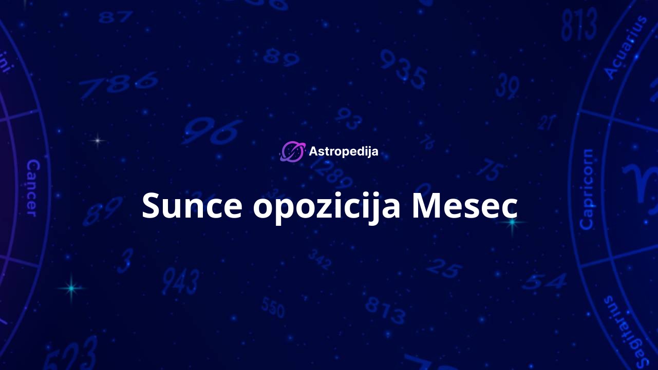 Sunce opozicija Mesec