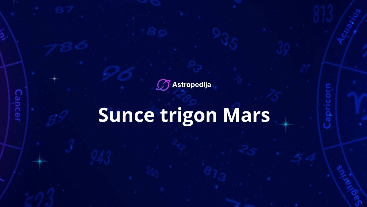 Sunce trigon Mars