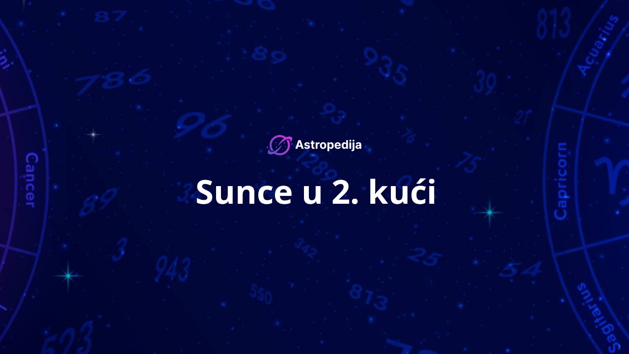 Sunce u 2. kući