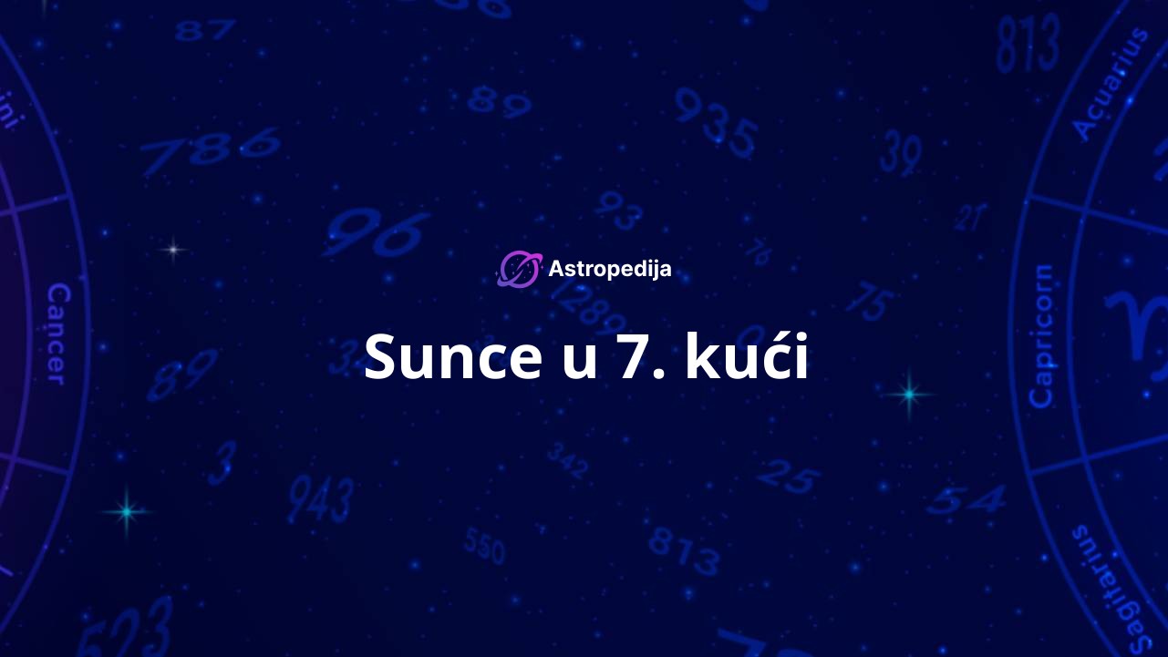 Sunce u 7. kući