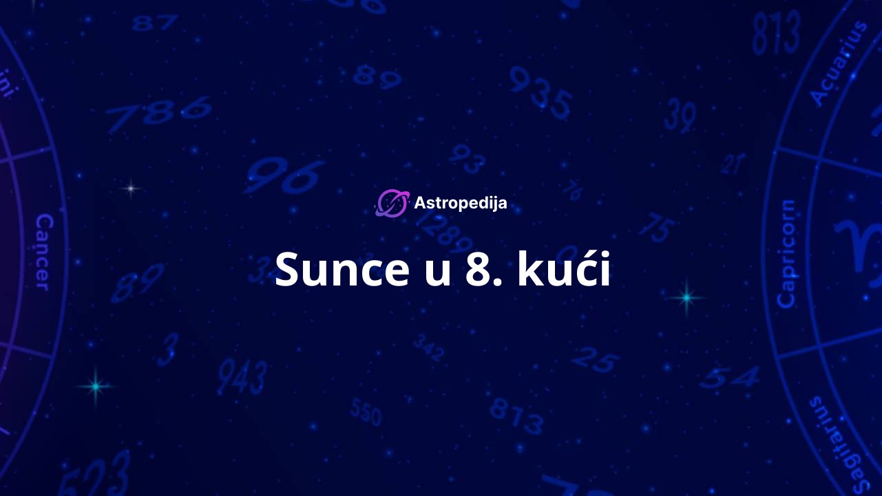 Sunce u 8. kući