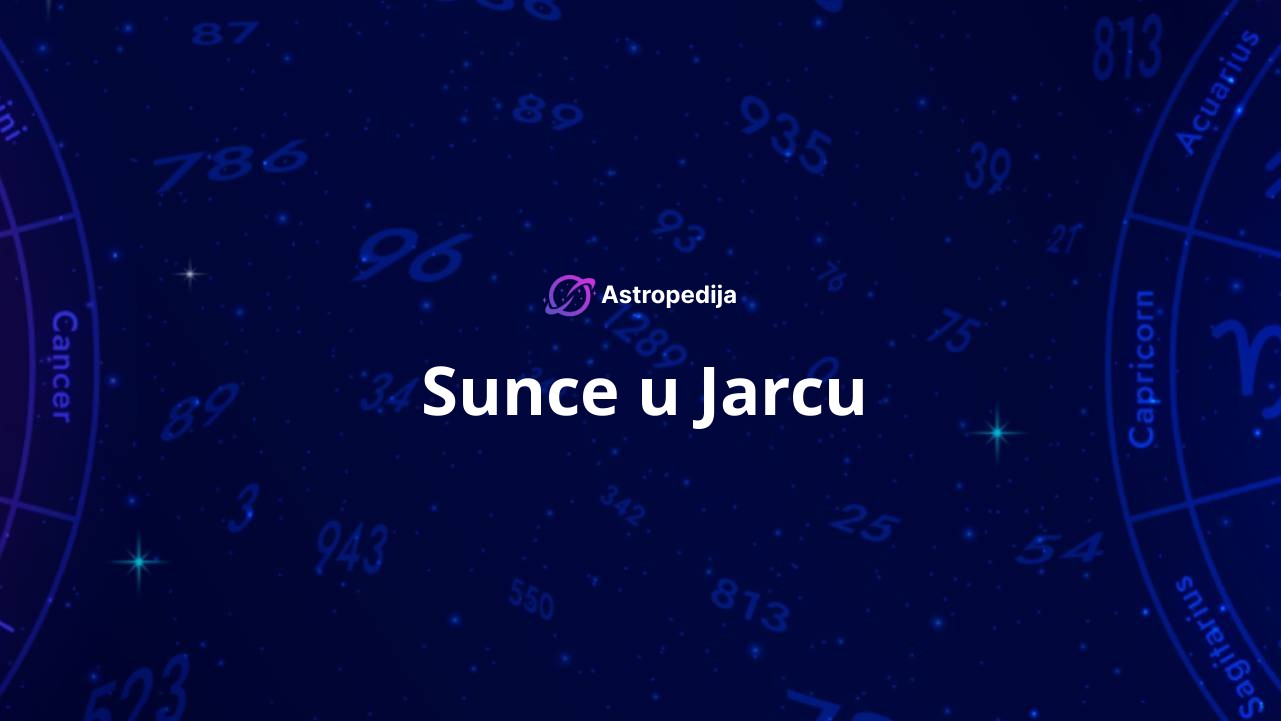 Sunce u Jarcu