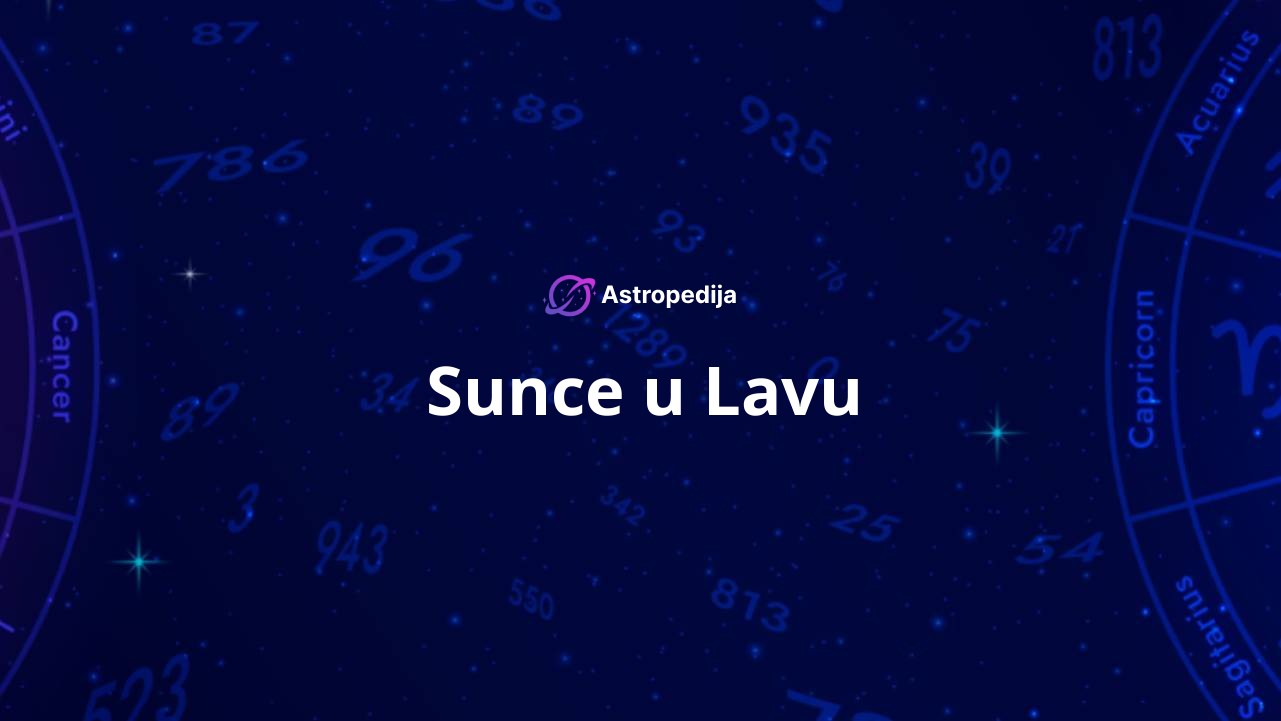 Sunce u Lavu