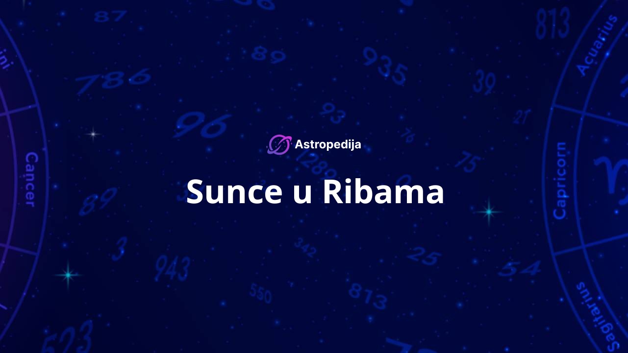 Sunce u Ribama