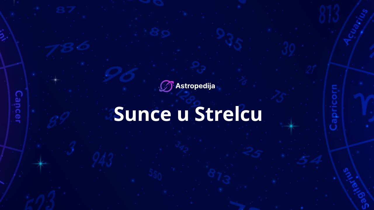 Sunce u Strelcu