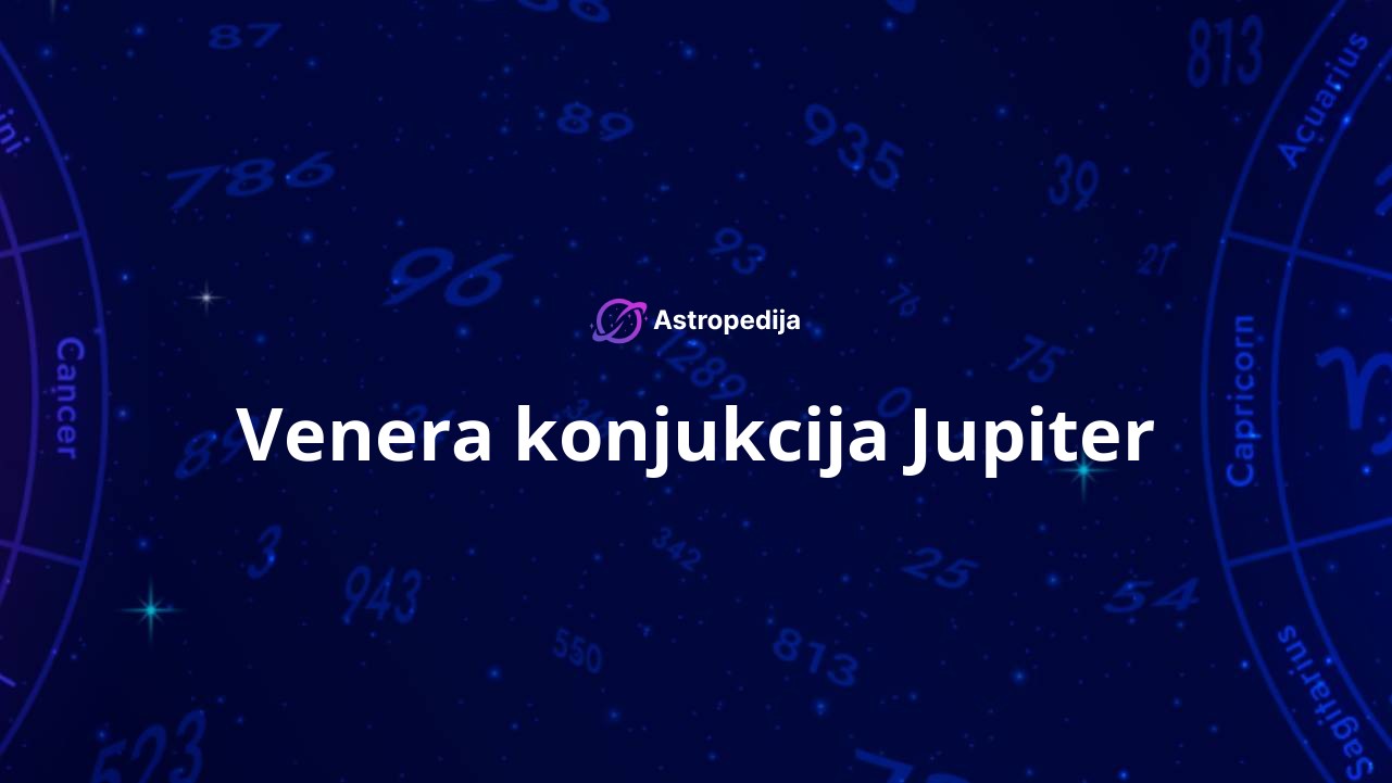 Venera konjukcija Jupiter