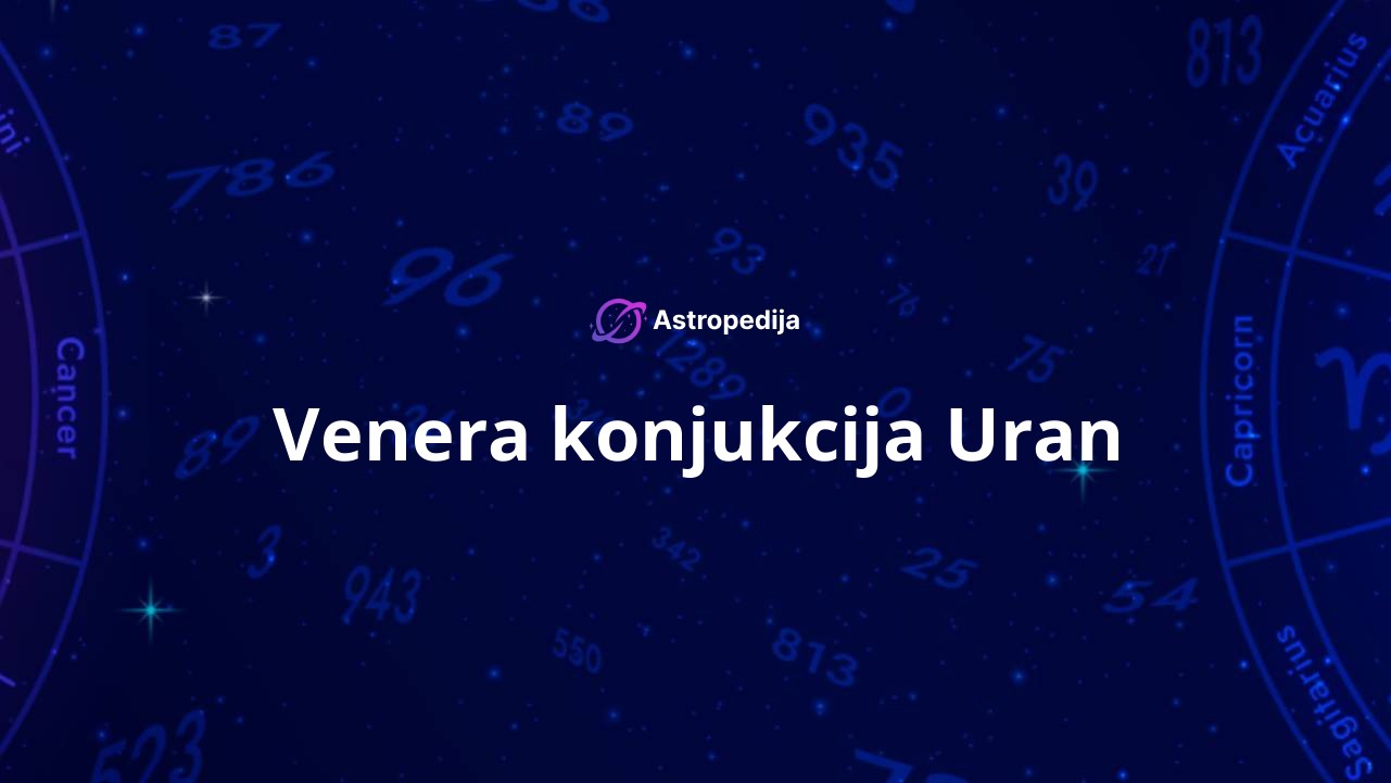 Venera konjukcija Uran