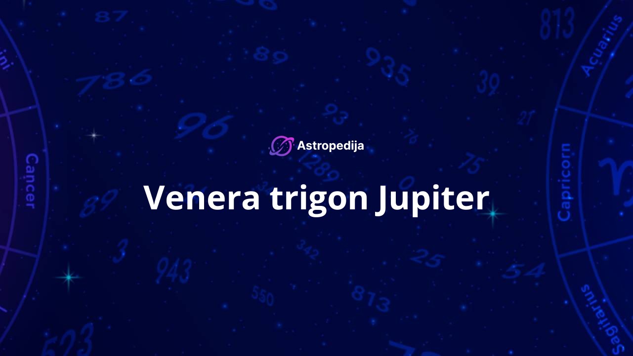 Venera trigon Jupiter