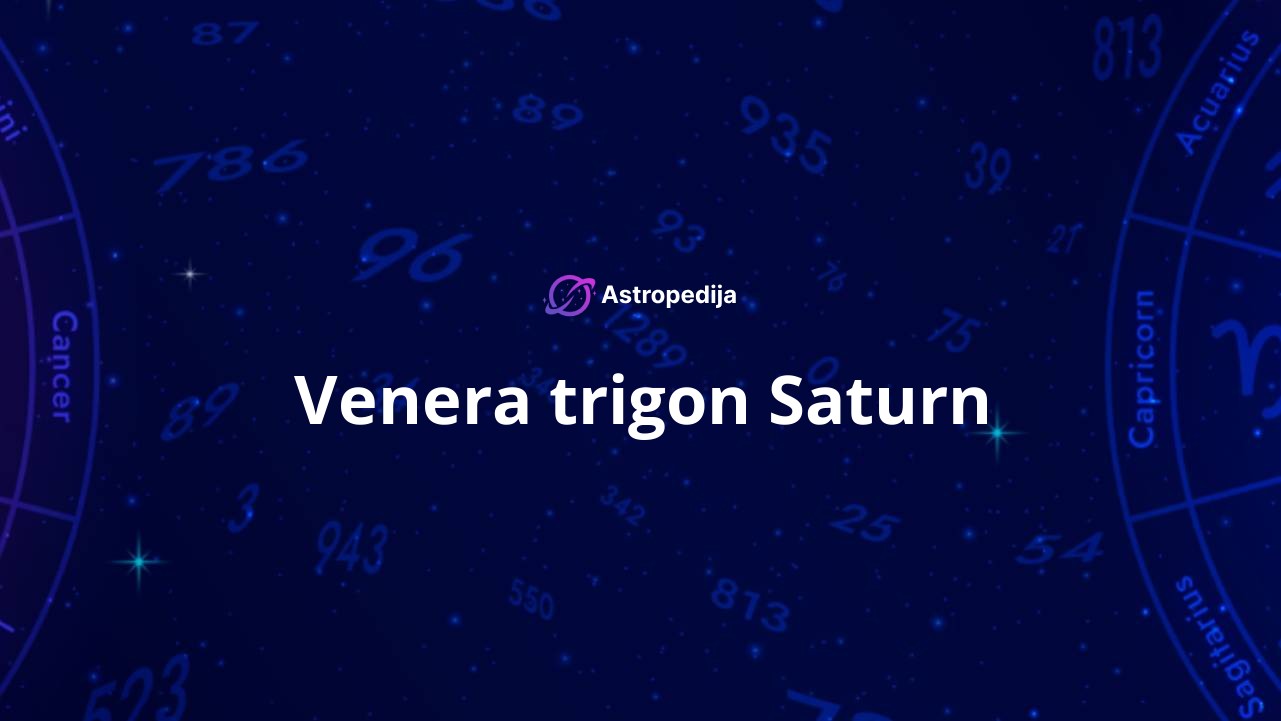 Venera trigon Saturn